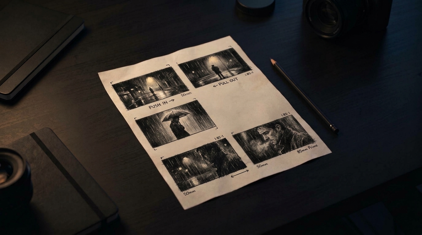 Storyboard frames
